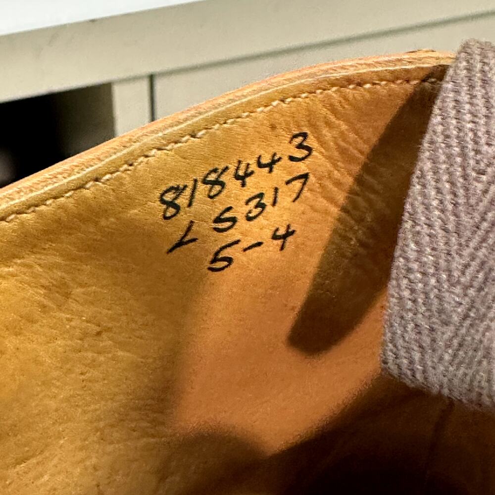 VGUC Tricker's Women;s Brown Cap Toe Boots RARE Made in England UK 5 / US 6 - Picture 10 of 13
